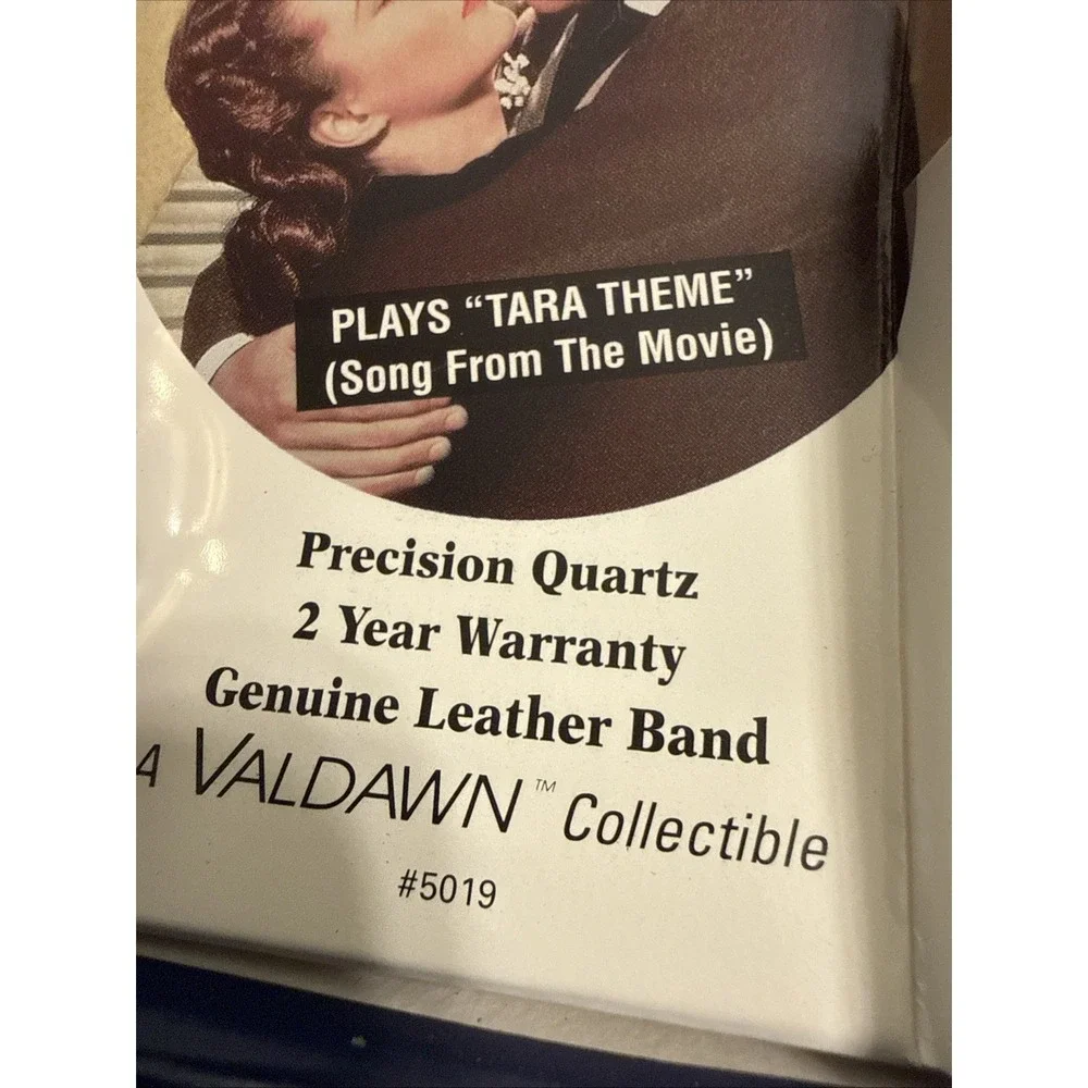 Valdawn Gone With The Wind Musical Watch Women OS Black New Vintage Tara Theme